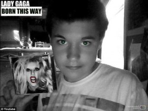 Jamey Rodemeyer with Lady Gaga's 'Born This Way'